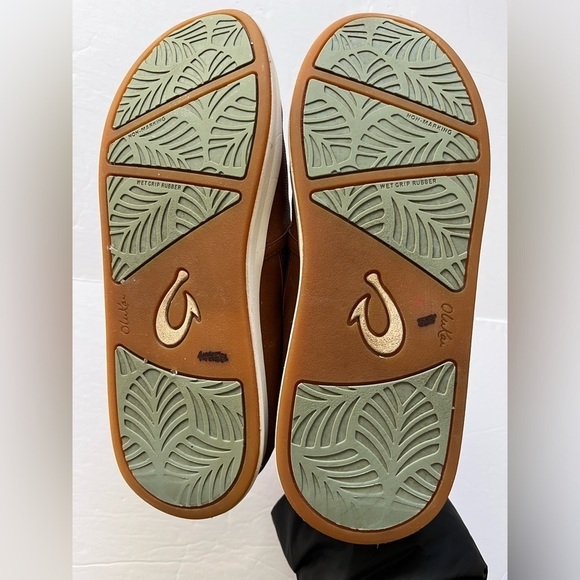Olukai Ki’Ihele Slip on Casual Shoes Size 6.5 Brown - Picture 7 of 8